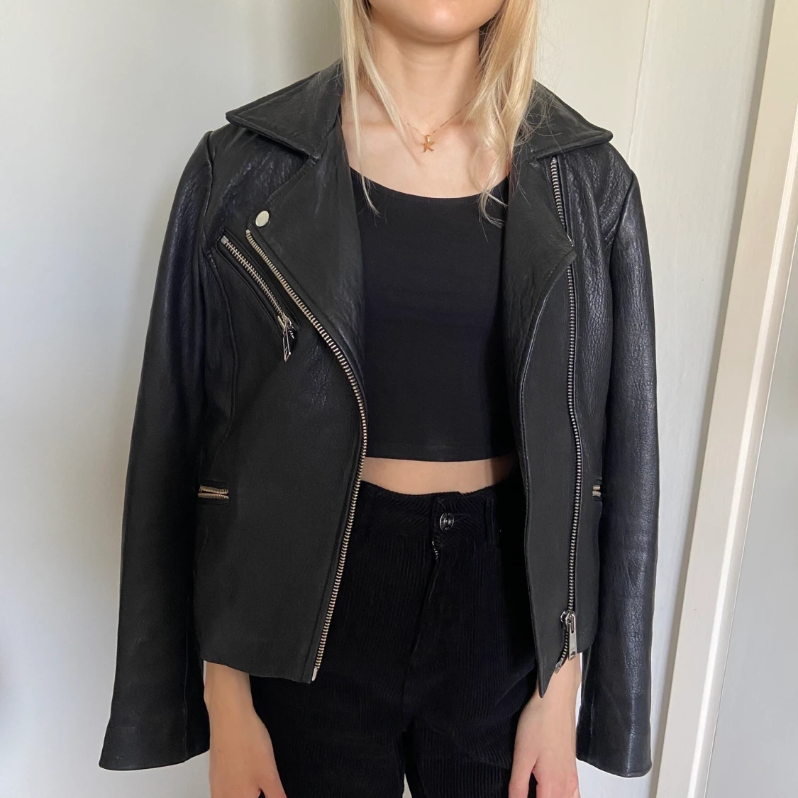 Skinnjacka i äkta skinn - 91