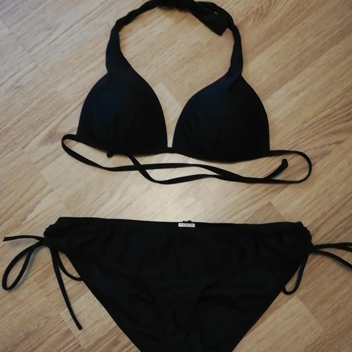 Svart bikini st. L