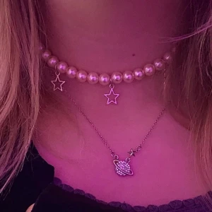 PÄRLHALSBANDET! - Ett så fint modernt pärlhalsband med stjärnor! Lånad bild av den jag köpte av förr