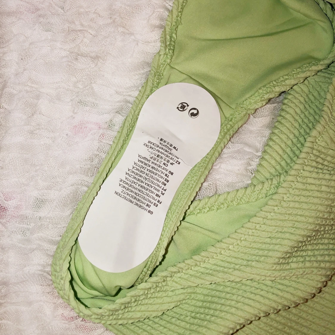 Grön highwaisted bikiniunderdel - 91