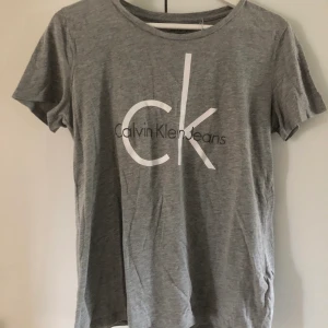 Calvin klien t-shirt - Grå Calvin klien t-shirt. Använd ett fåtal gånger. Storlek M. Köparen står för frakten.