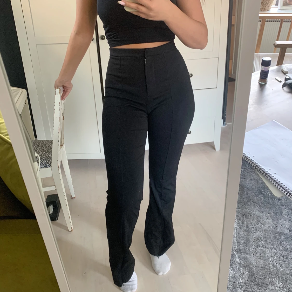 Kostymbyxor med slits från H&M - 90