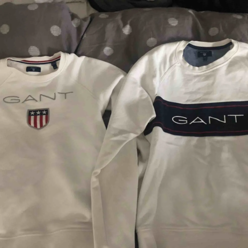 Säljer 3 st par Gant tröjor X-SMALL på alla 300kr styck Frakt ligger på 90kr Fint skick . Tröjor & Koftor.