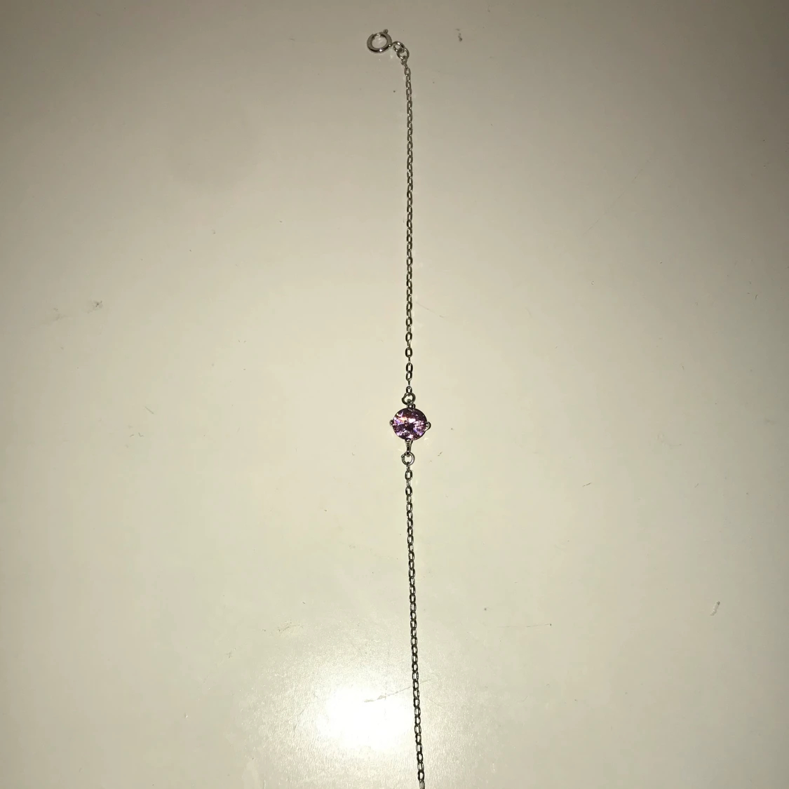 Armband med rosa sten - 90