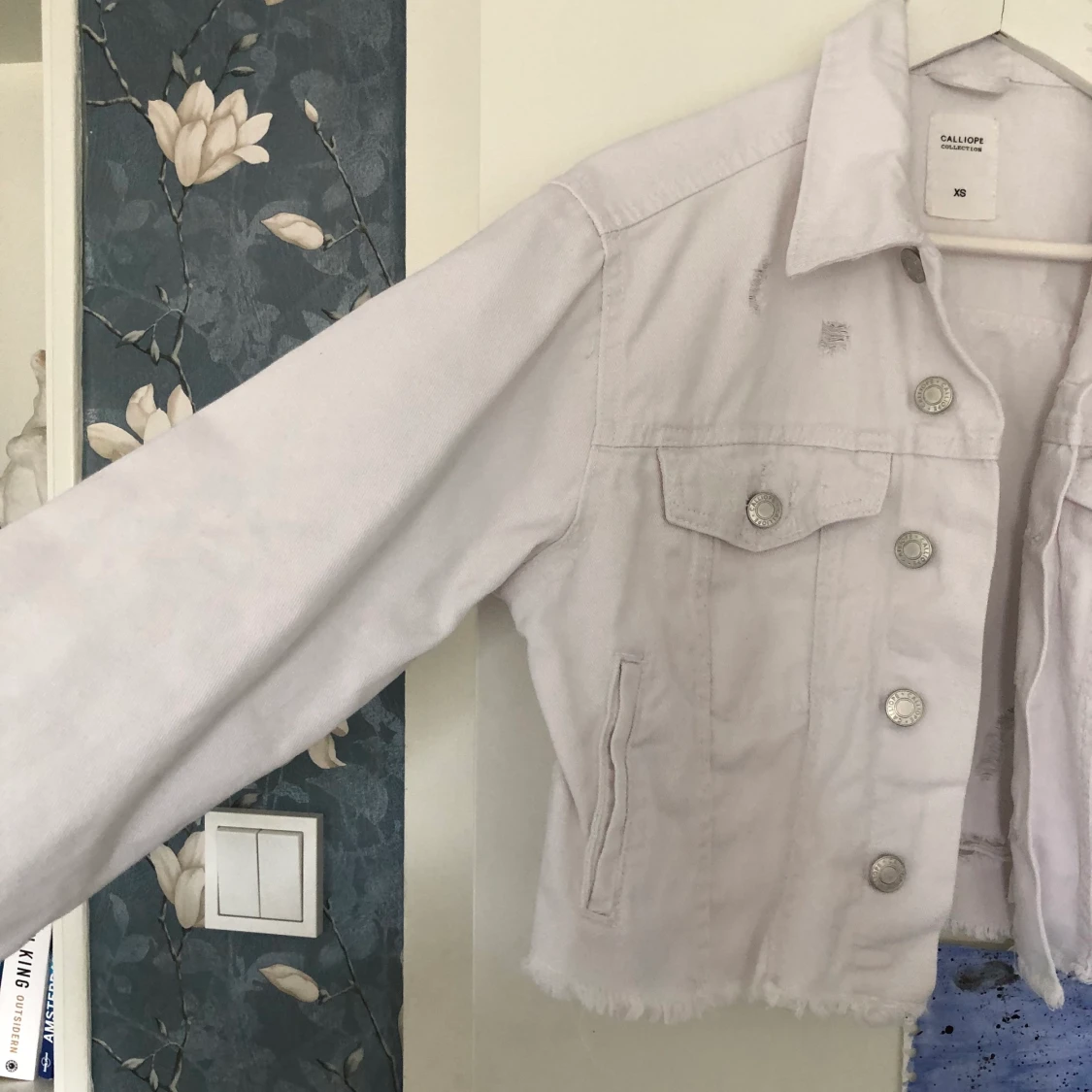 Vit jeansjacka! - 90