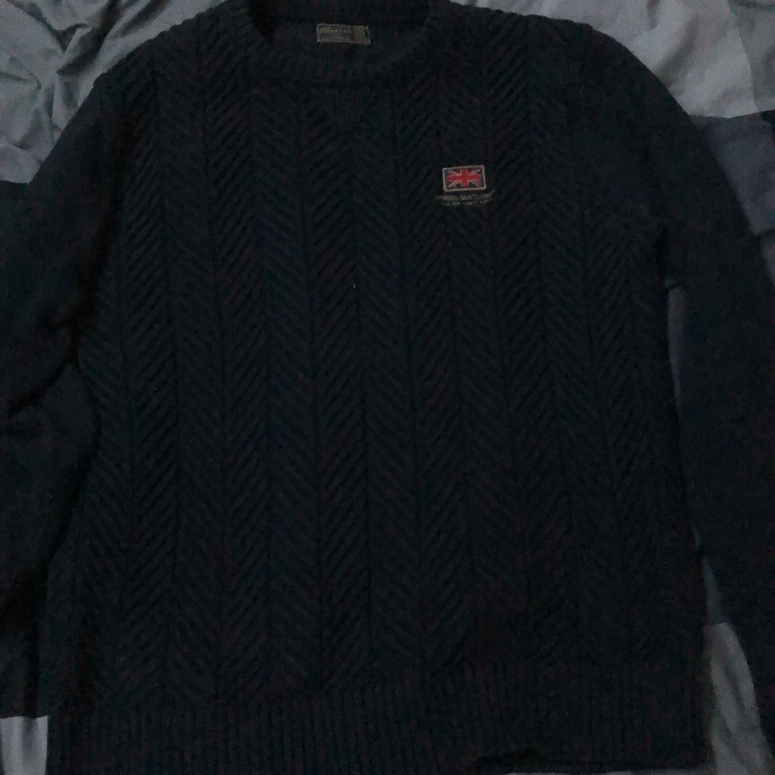 Morris Cablecrew Stickad tröja