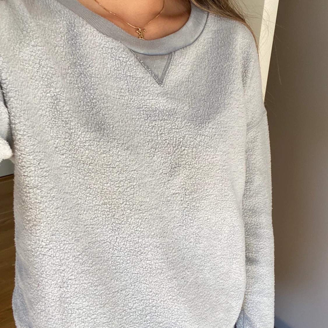 Grå mysig sweatshirt från Topshop - 91