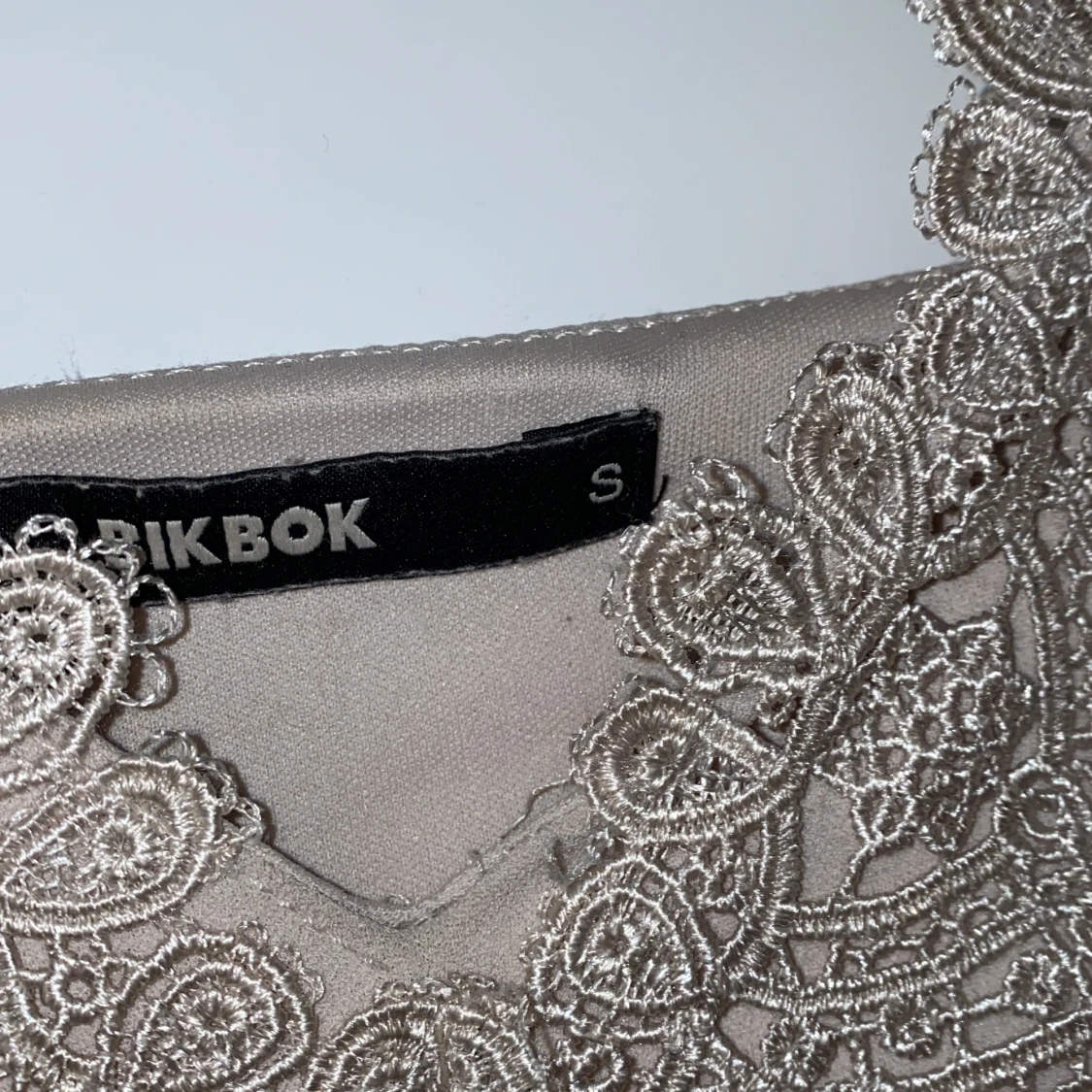 Croppat linne Storlek S