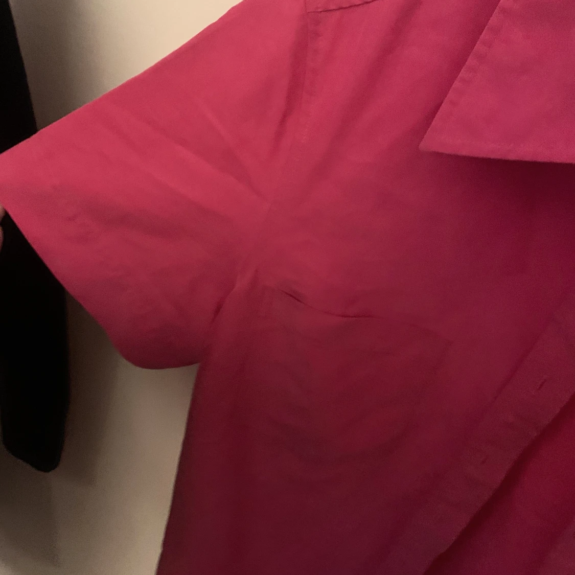 Oversized rosa skjort  - 91