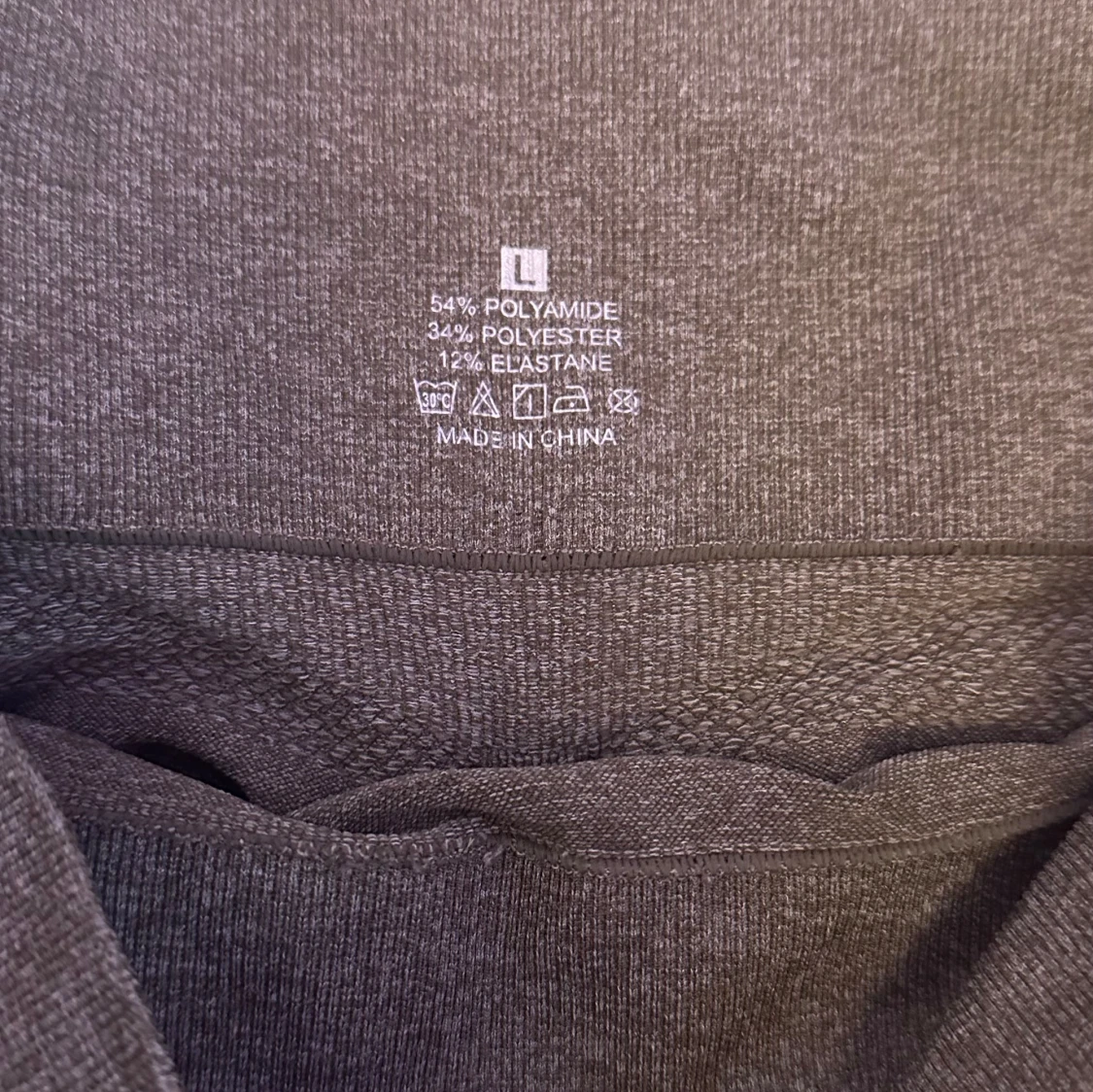 Grå leggings i polyamid och polyester - 91