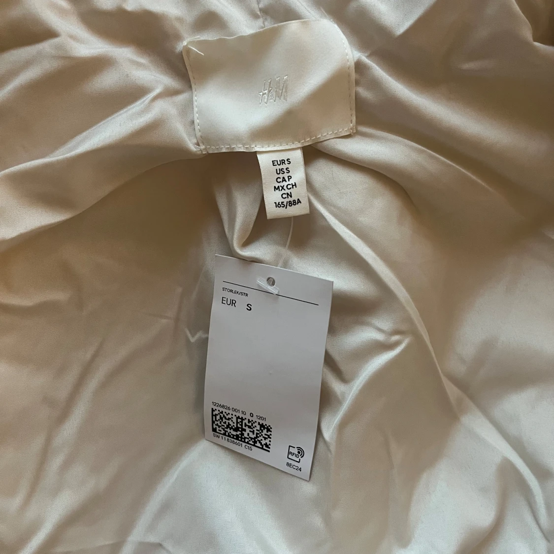 Beige teddyjacka hm - 92