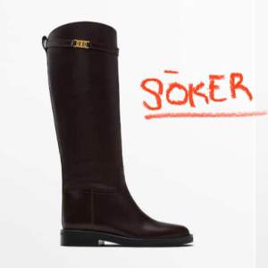 Söker dessa boots från Massimo Dutti i antingen svart eller brunt!