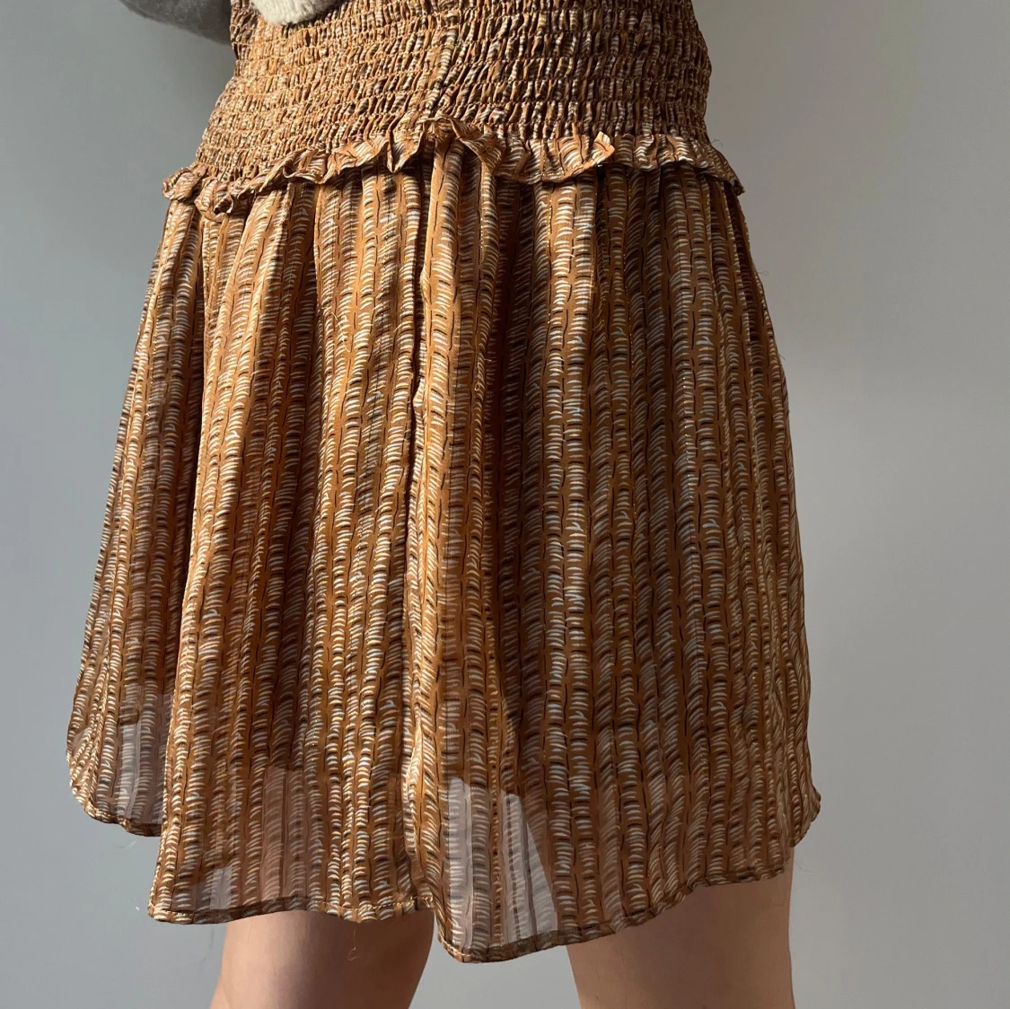 Söt brun volangkjol 😍 - 91