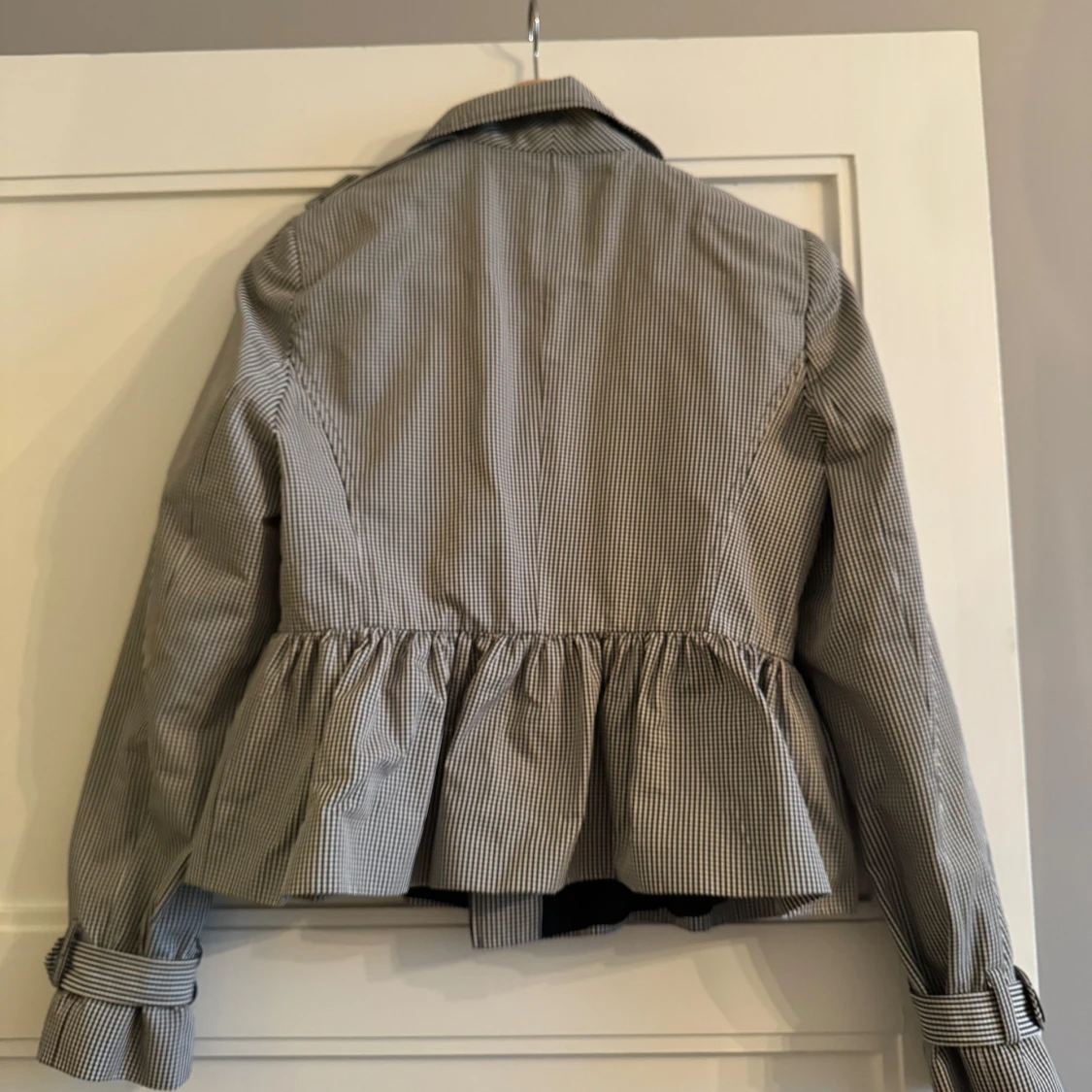 Kort söt rutig kappa - 92