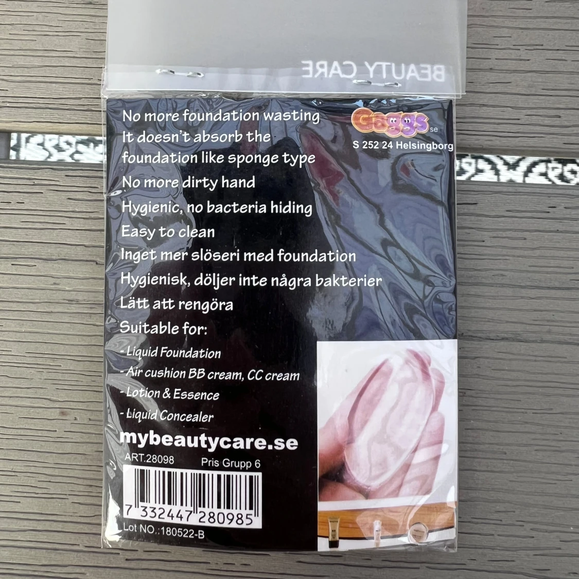 Make-up svamp i silikon - 90