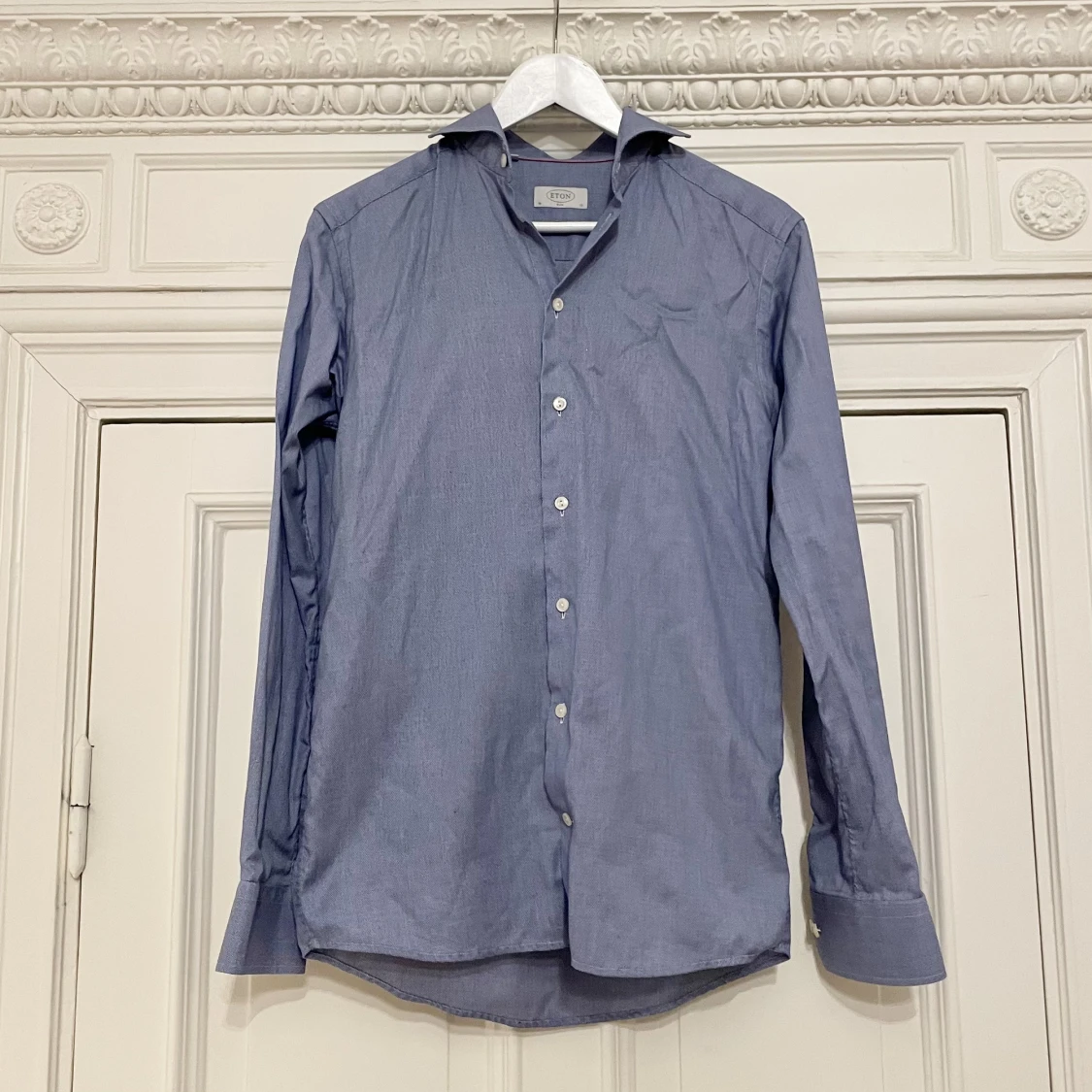Eton skjorta blå, storlek 38