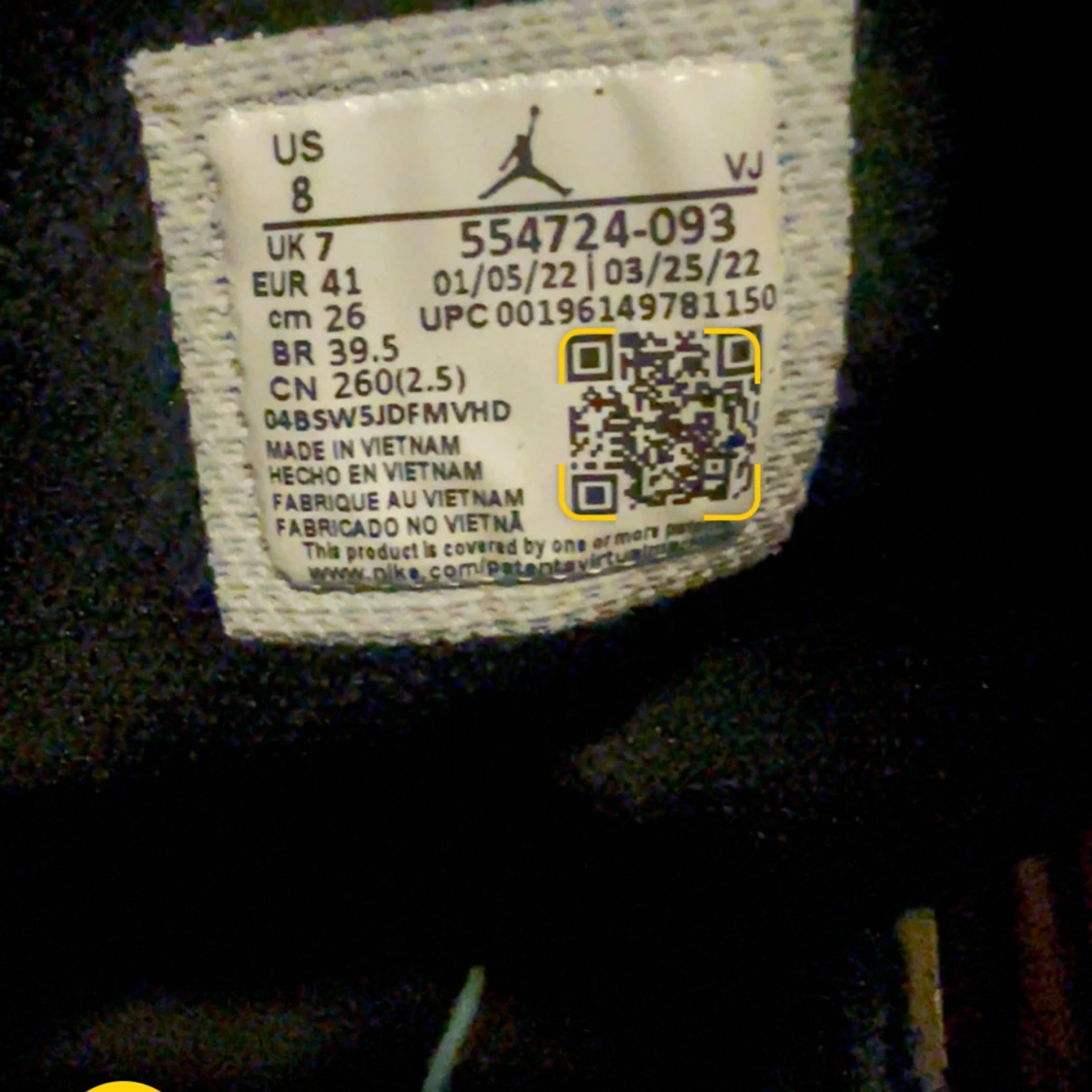 Svarta Nike Air Jordans - 4