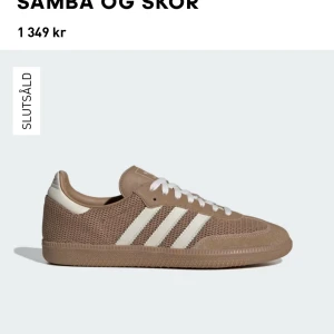 Adidas samba og - Inköpta i våras, lite för små. Knappt använda Kvitto finns Skor finns i solna