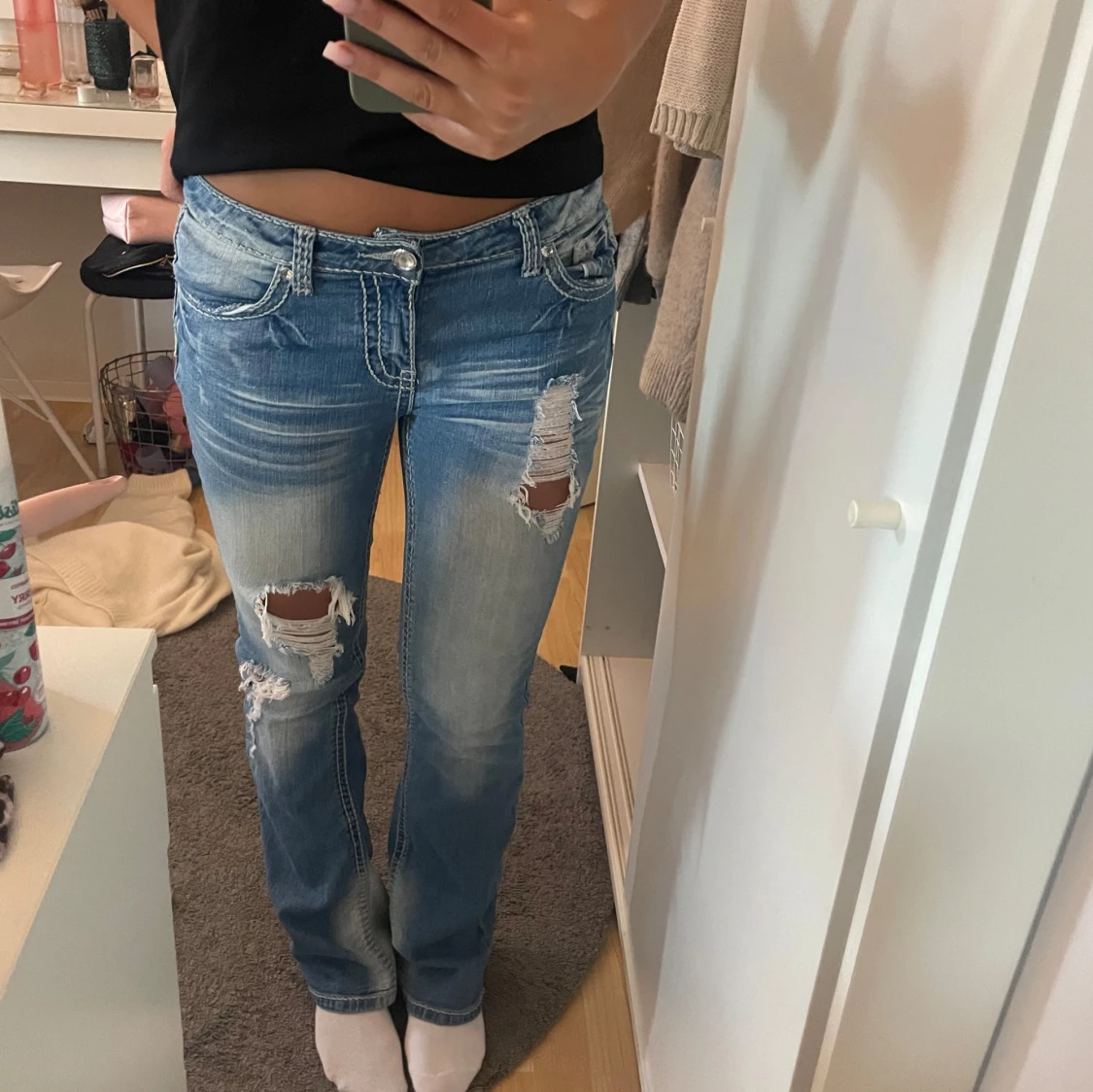 Lågmidjade jeans - 90