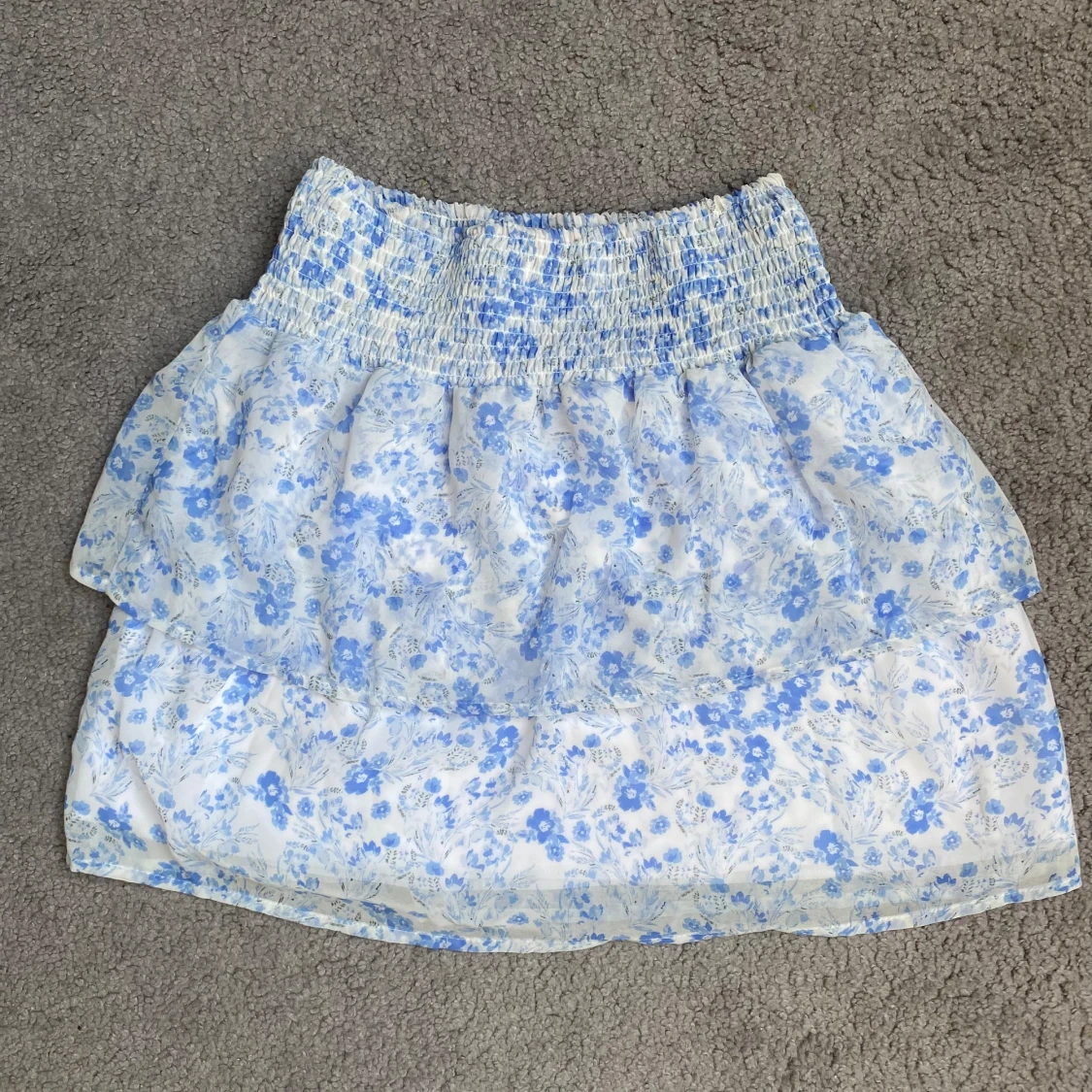 Blommig kjol 🌸🩵 - 91