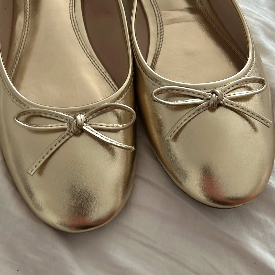 Guldiga ballerina skor! - 91