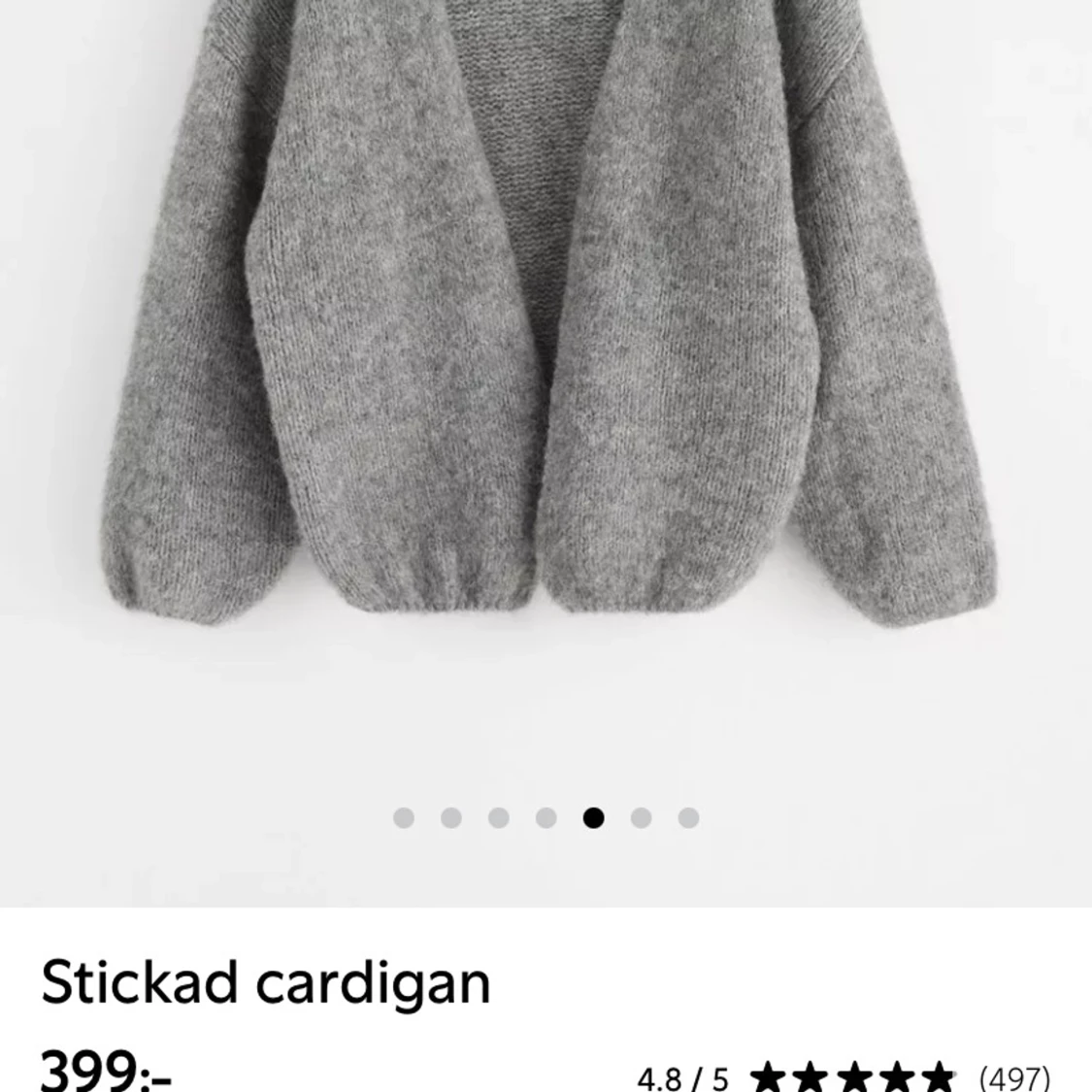 Slutsåld Lindex kofta 