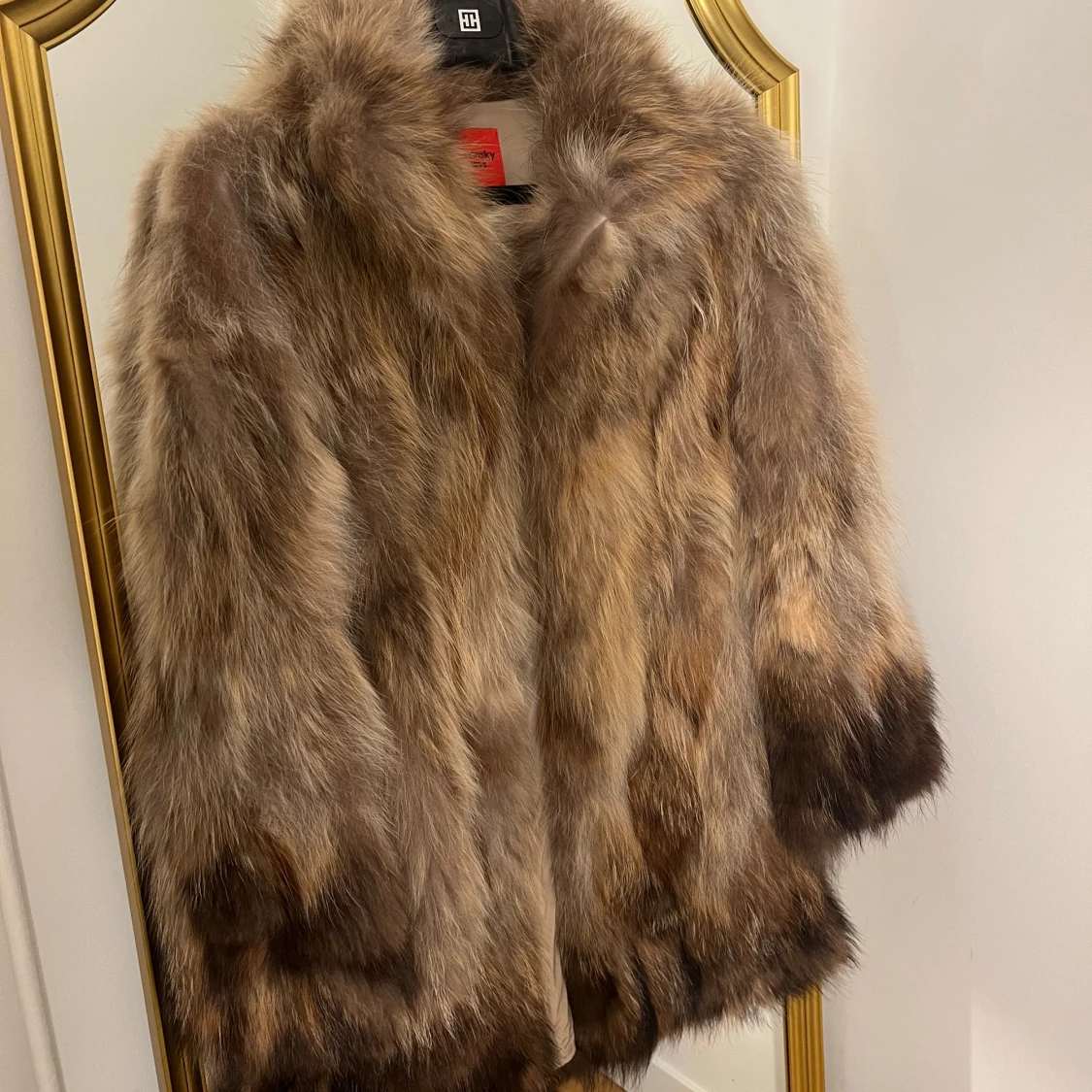 Brun äkta pälsjacka Levinsky Fur Copenhagen - 93