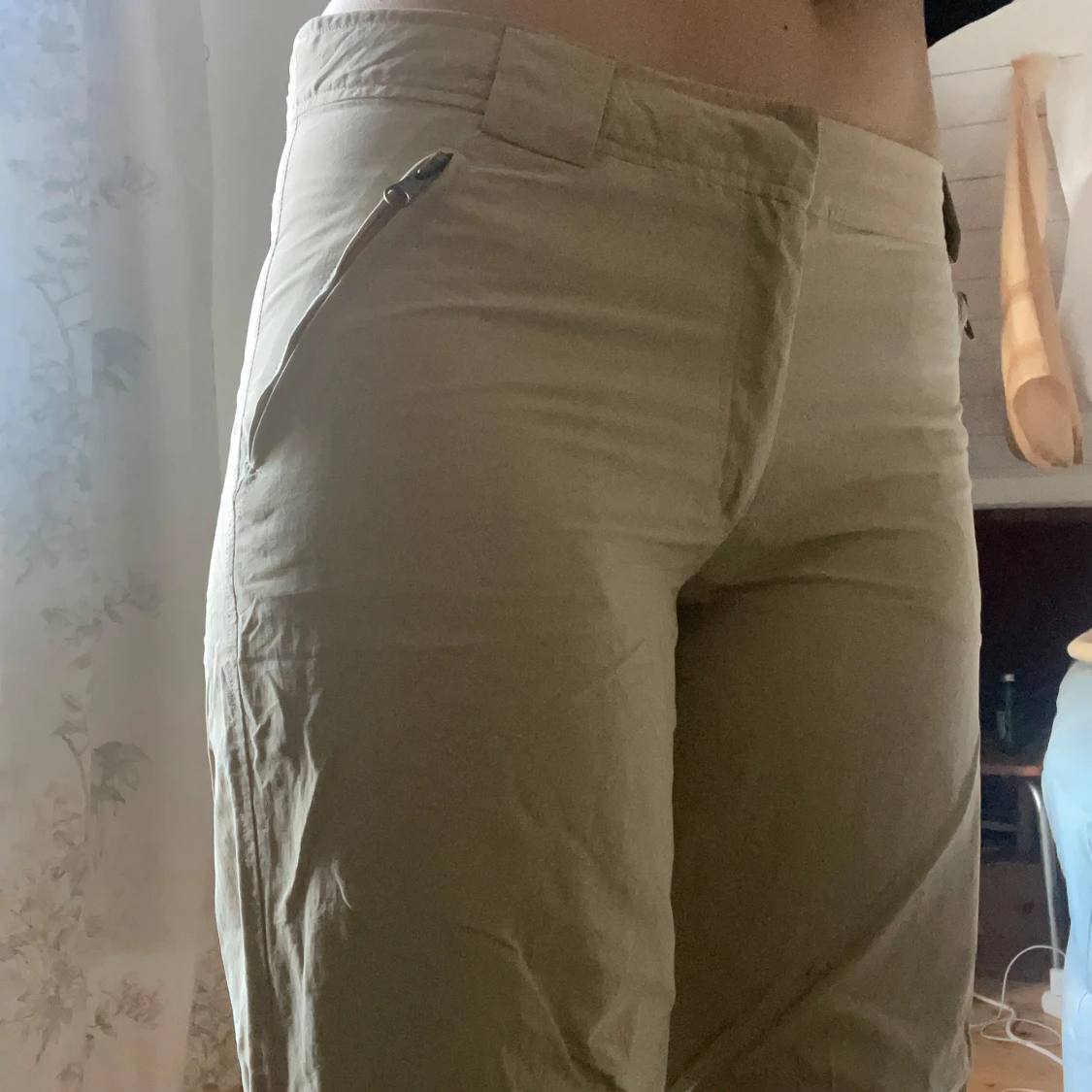 Beige cargo byxor - 93