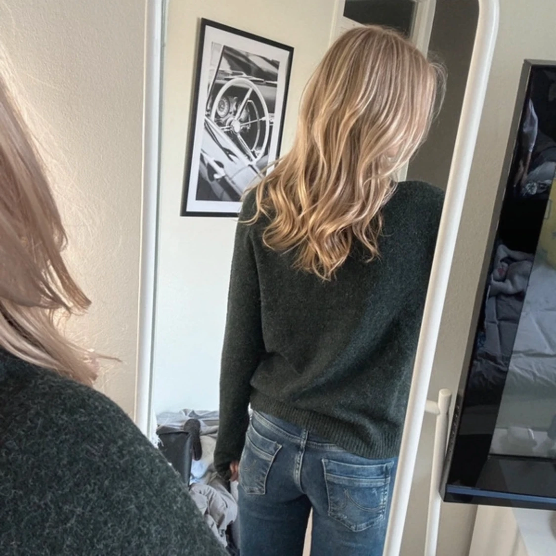 Mörkgrön tröja från Vero Moda - 90