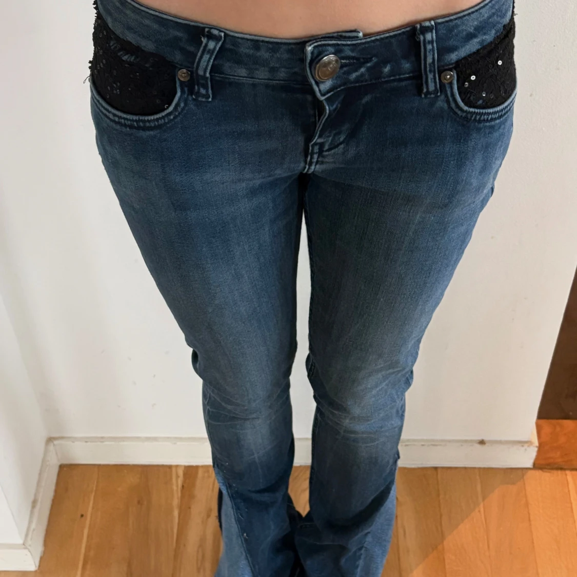 Lågmidjade jeans - 90