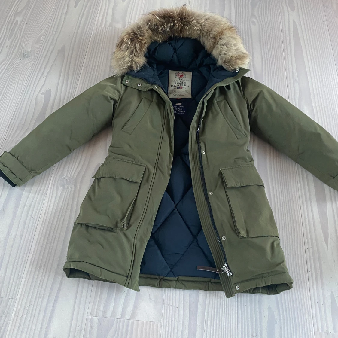 Grön dunparkas från Lexington