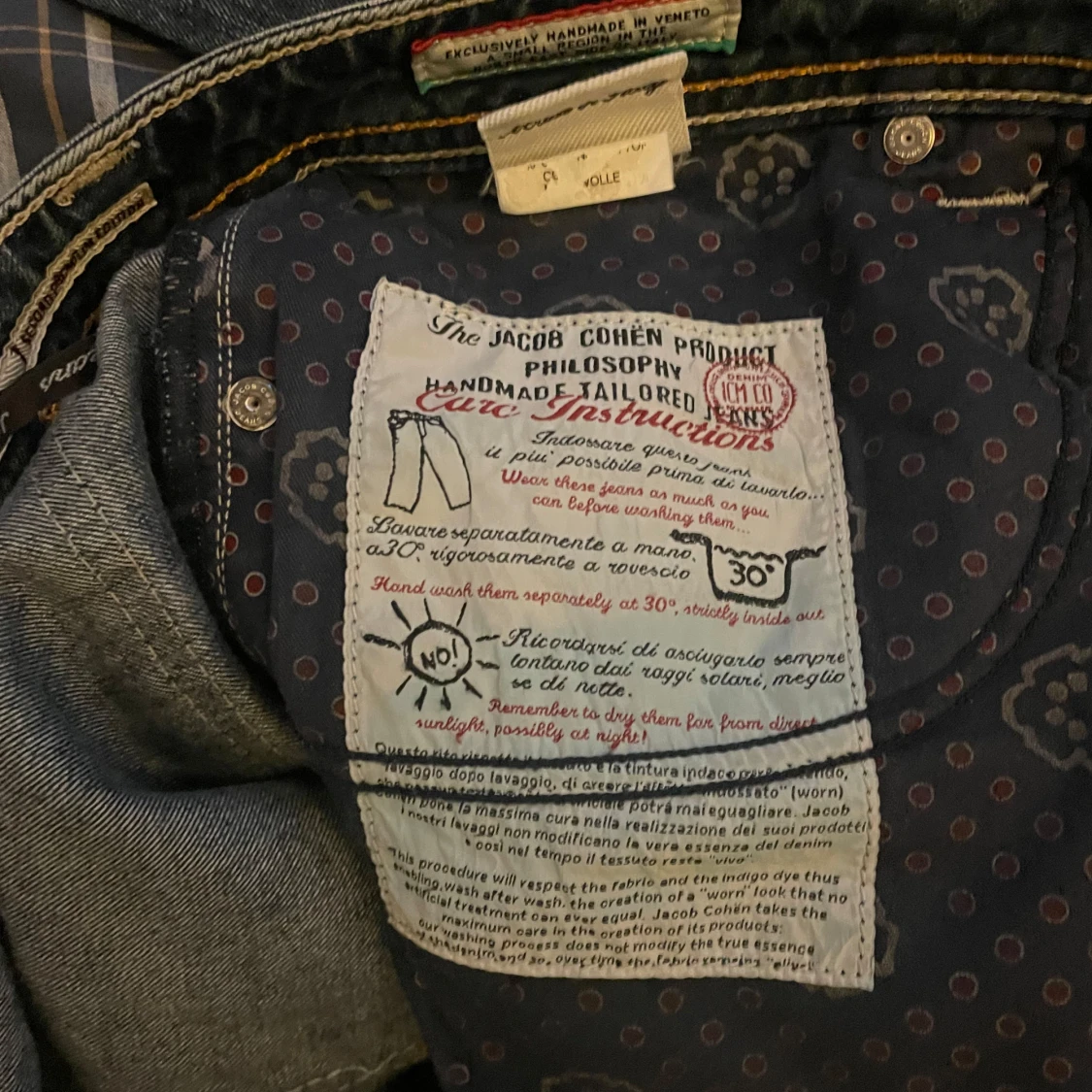 Blå/grå jeans från Jacob Cohen - 93