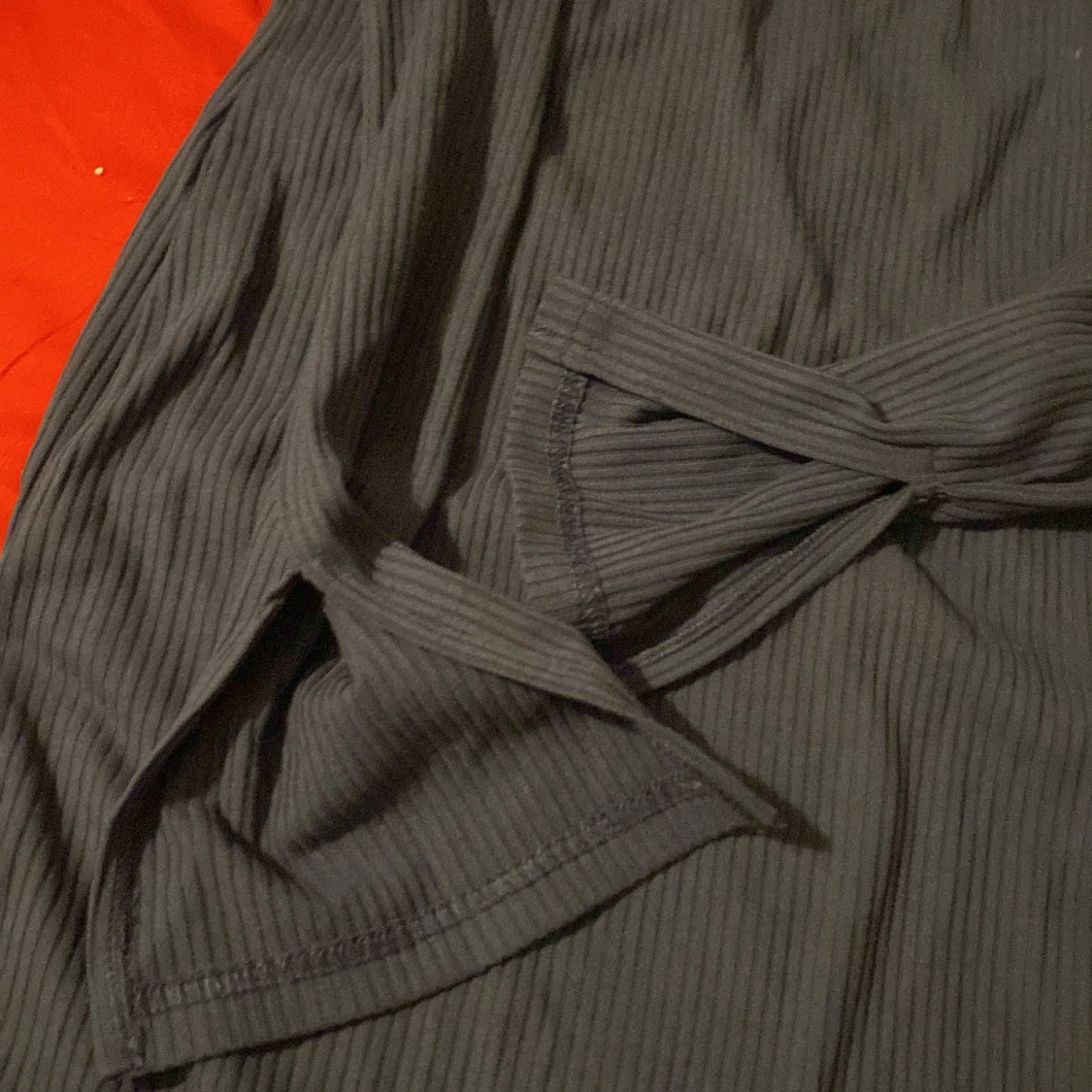 Blå ribbad klänning från 157 - 92