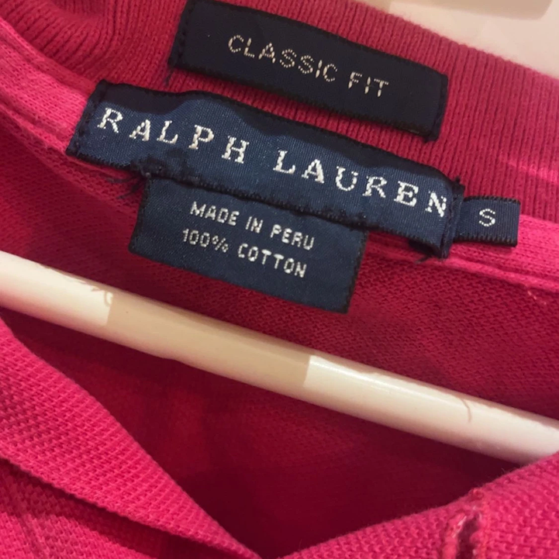 Rosa pikétröja från Ralph Lauren - 90