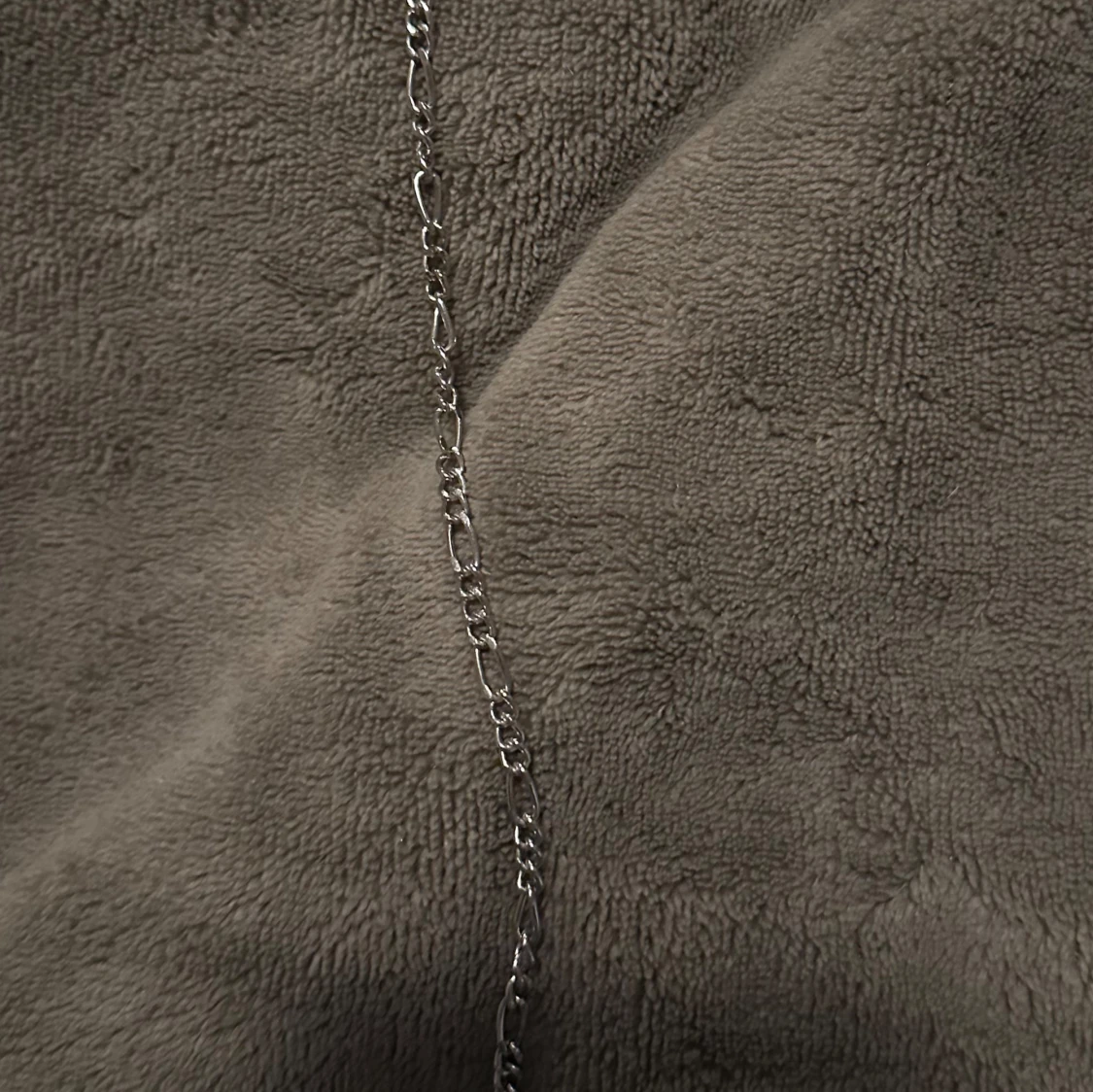 Silverfärgad fotlänck - 90