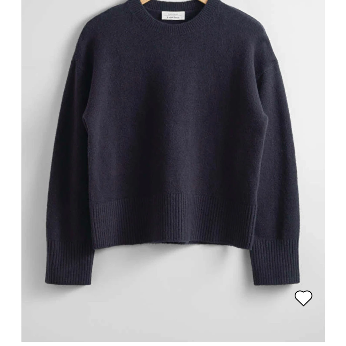 Marinblå stickad tröja från & Other Stories - 91