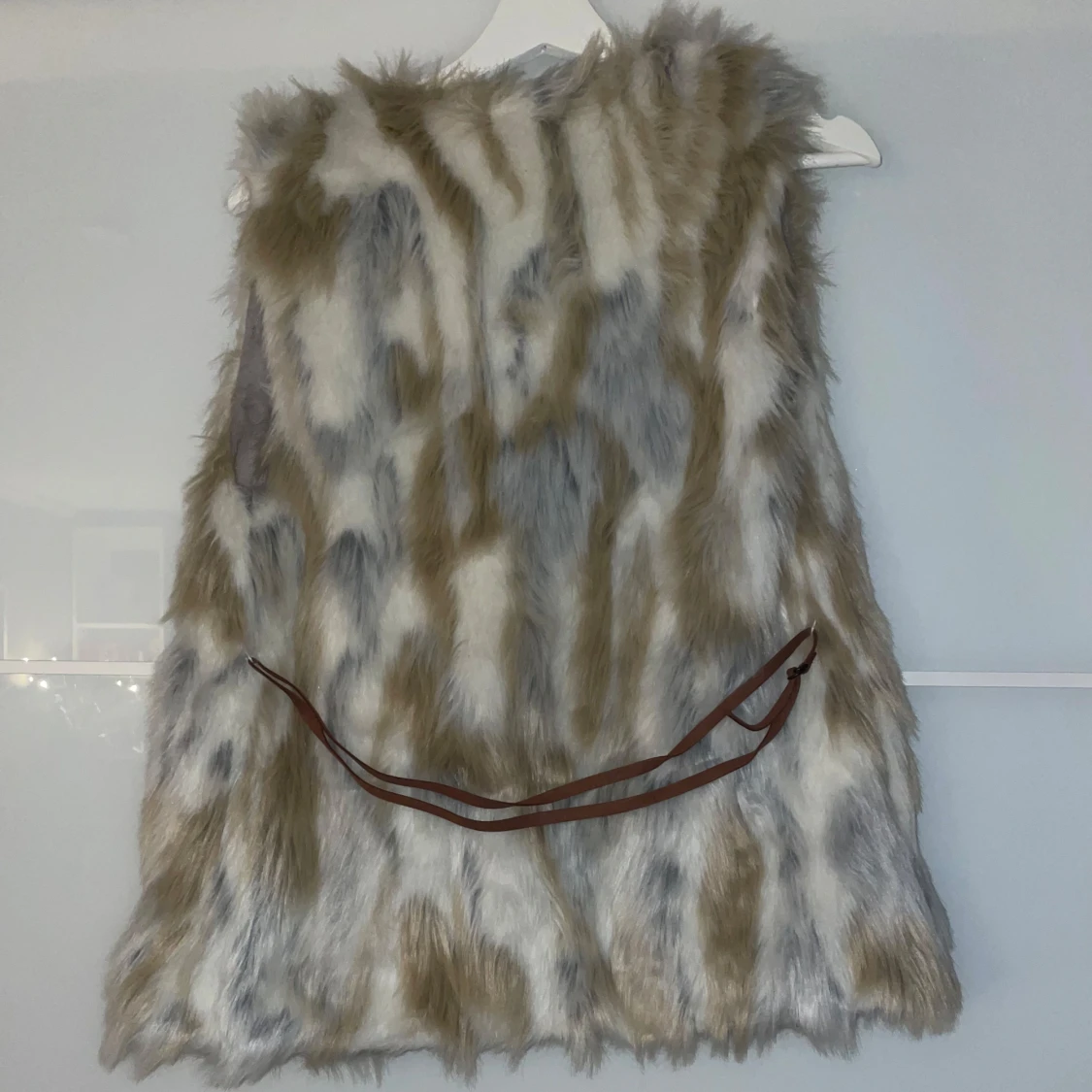 Mönstrad pälsväst - 2