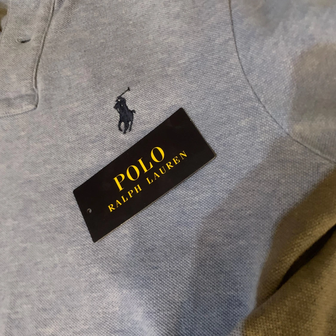 Ljusblå pikétröja från Ralph Lauren - 2