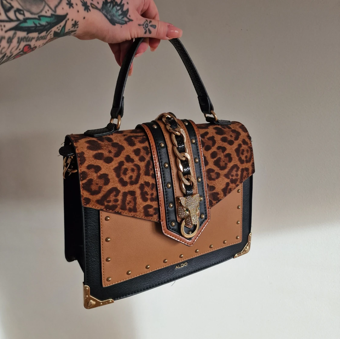 Leopardmönstrad handväska från Aldo - 2