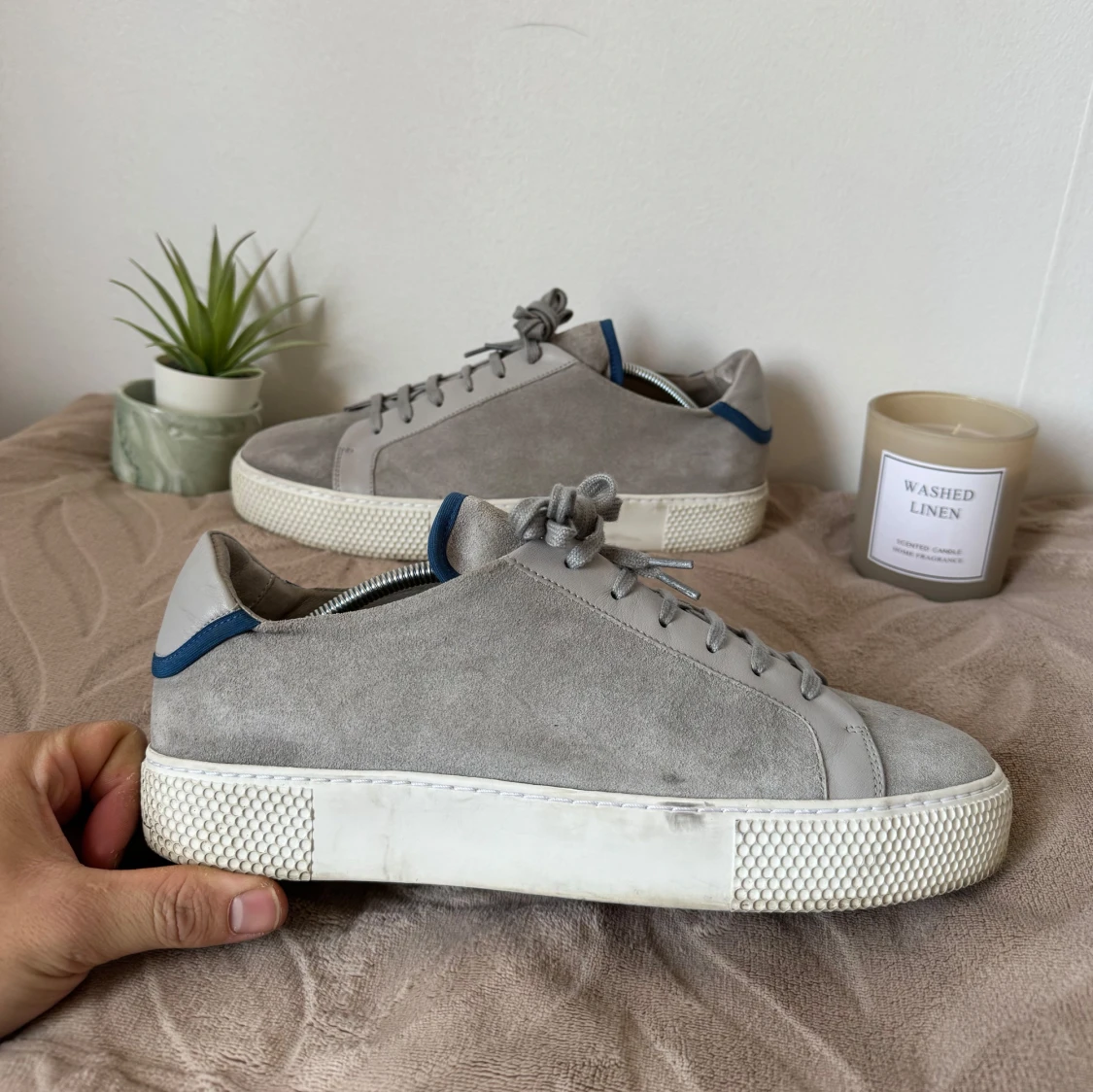 J.Lindeberg Suede Sneaker Grey