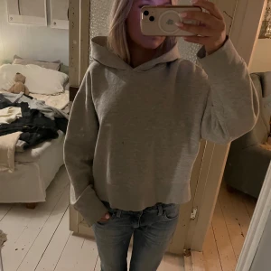 Grå hoodie - Grå Hoodie från Zara i storlek M men skulle säga att den passar S och Xs också 