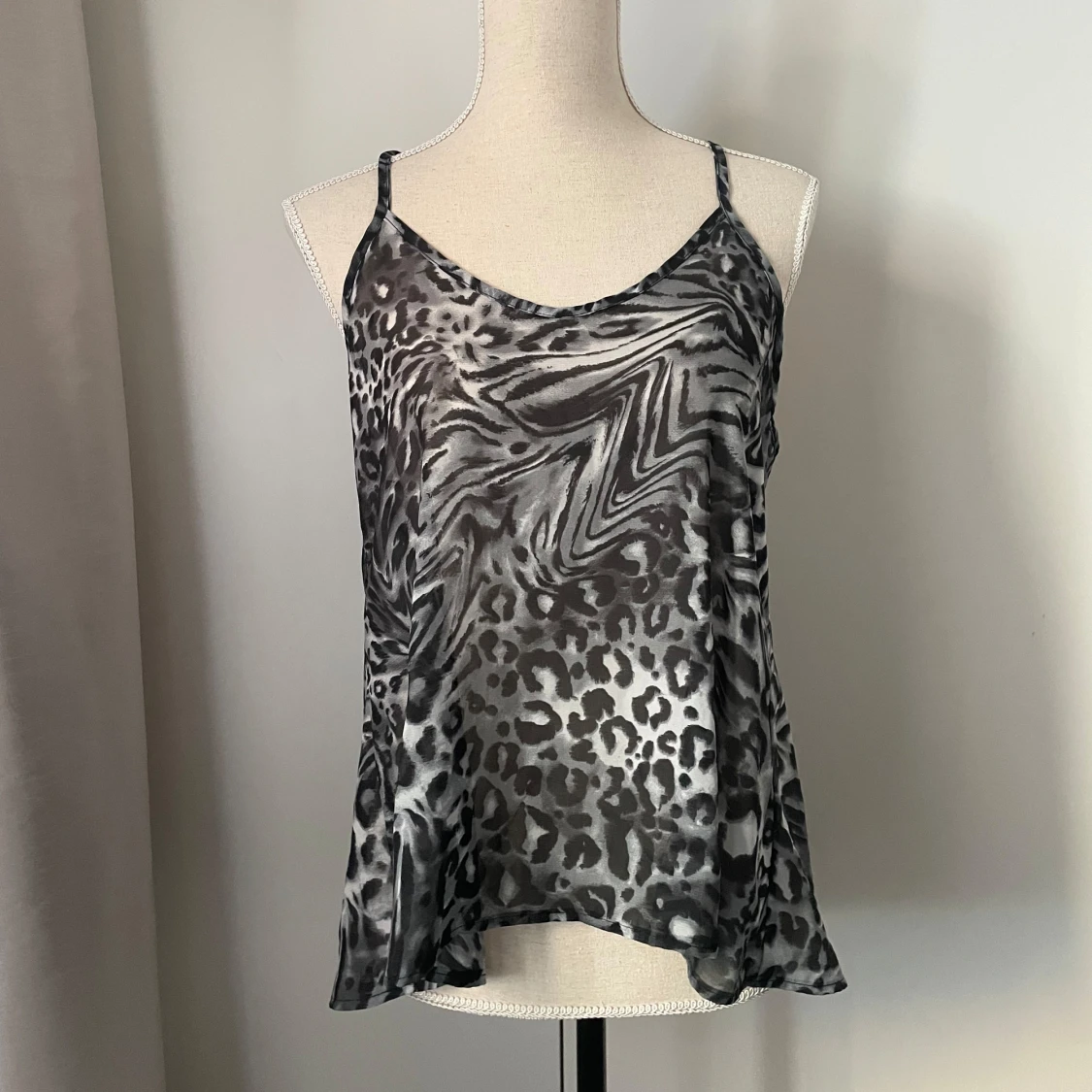 Leopardmönstrad topp