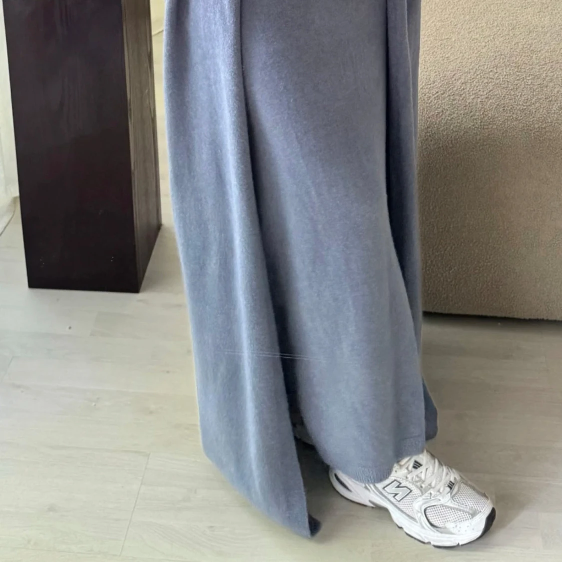 Blå sett, klänning och kofta - 90