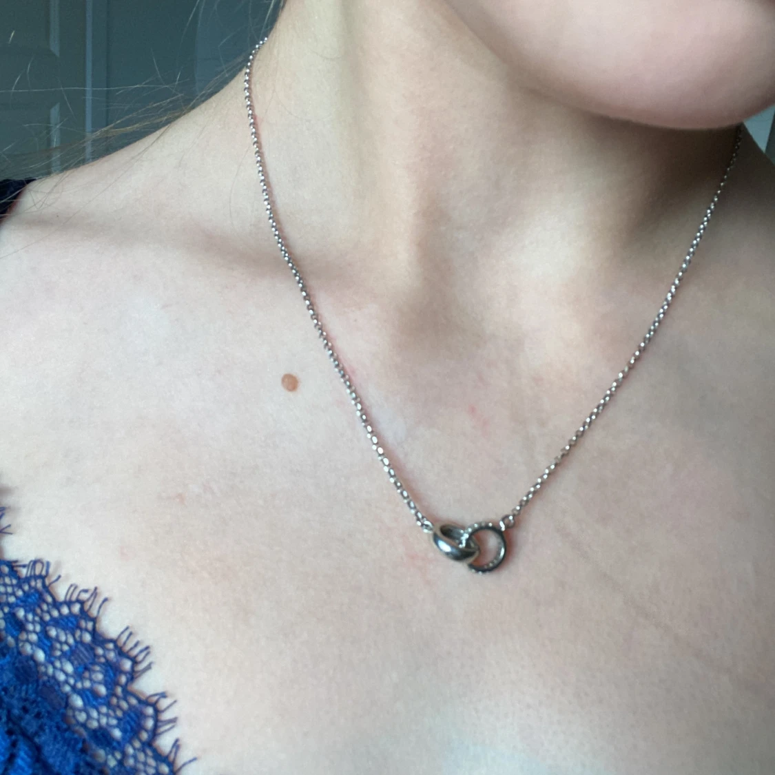 Silver halsband - 91