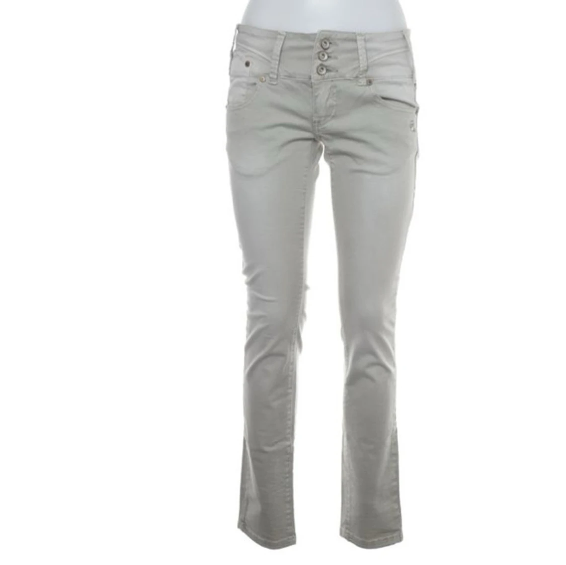 Lågmidjade grå jeans