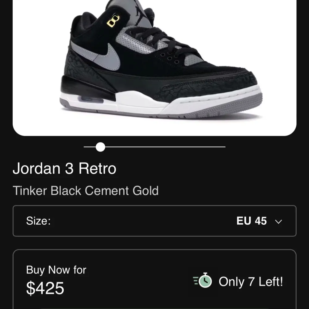 Nya jordan 3 retro th använda ute 2 gånger till skolan. Kengät.