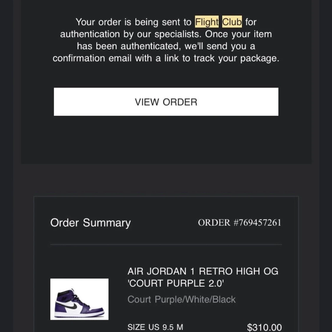 Jordan 1 High Court Purple - 93