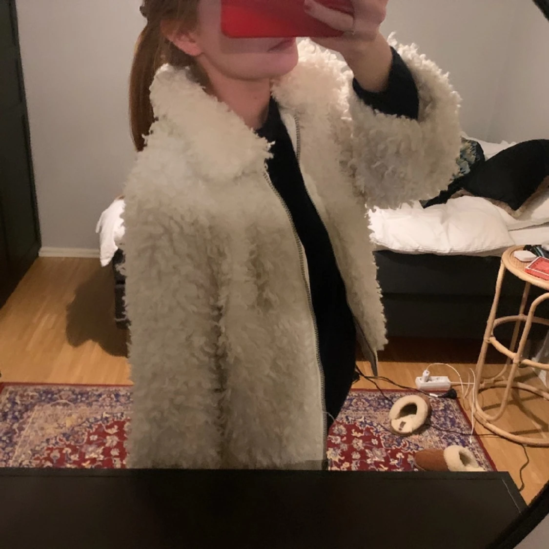 Päls/fluff jacka  - 91