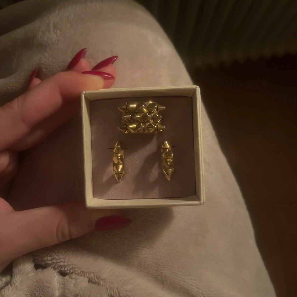 Edblad nit ring och örhängen - 92