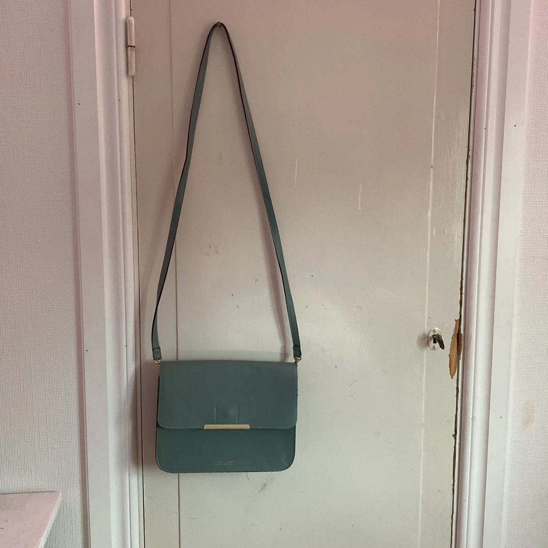 Blågrön handväska med Axelband